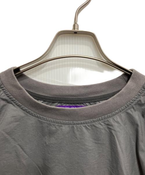 THE NORTHFACE PURPLELABEL（ザ・ノースフェイス パープルレーベル）THE NORTHFACE PURPLELABEL (ザ・ノースフェイス パープルレーベル) H/S CREW NECK グレー サイズ:Lの古着・服飾アイテム