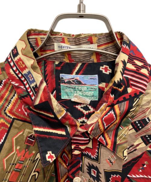 reyn spooner（レイン スプナー）reyn spooner (レイン スプナー) アロハシャツ ブラック×レッド サイズ:Mの古着・服飾アイテム