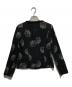 HIROKO KOSHINO (ヒロコ コシノ) ジャガードノーカラージャケット ブラック サイズ:M：5000円