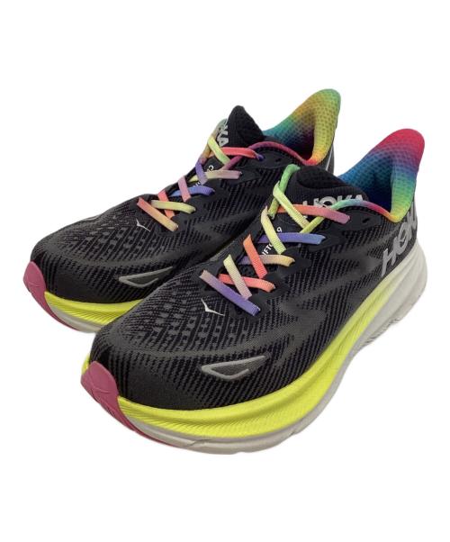 HOKA（ホカ）HOKA (ホカ) CLIFTON 9 WIDE（クリフトン9ワイド） ブラック サイズ:25.5の古着・服飾アイテム