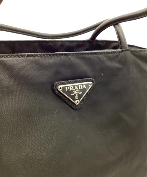 PRADA（プラダ）PRADA (プラダ) ナイロントートバッグ ブラックの古着・服飾アイテム