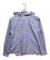 COMME des GARCONS HOMME PLUS（コムデギャルソンオムプリュス）の古着「フード付ストライプシャツ」｜ブルー