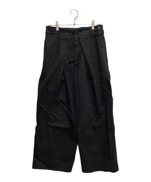 KUON（クオン）KUON (クオン) Black Denim Hakama Trousers ブラック サイズ:Mの古着・服飾アイテム