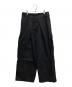 KUON（クオン）の古着「Black Denim Hakama Trousers」｜ブラック