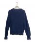 Maison Margiela (メゾンマルジェラ) パネルコットンハイネックニット ネイビー サイズ:L：17000円