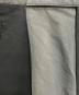 中古・古着 ISSEY MIYAKE (イッセイミヤケ) 切替シンチバックパンツ ブラック×グレー サイズ:M：8000円