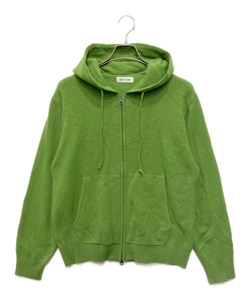 LUCKY LOOPS（ラッキー ループス）LUCKY LOOPS  (ラッキー ループス) 9G MERINO FULL ZIP HODDIE グリーン サイズ:Mの古着・服飾アイテム