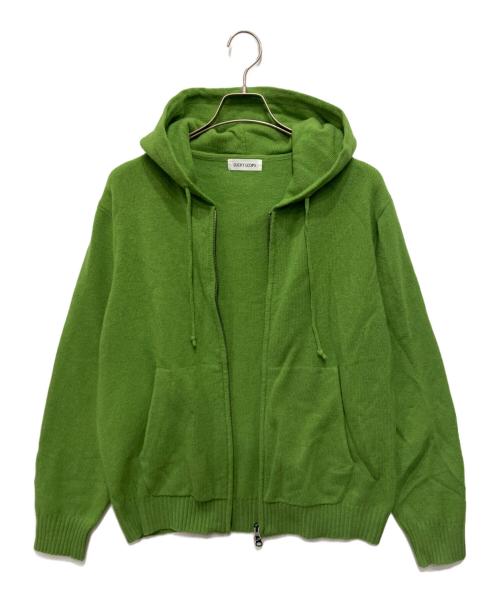 LUCKY LOOPS（ラッキー ループス）LUCKY LOOPS  (ラッキー ループス) 9G MERINO FULL ZIP HODDIE グリーン サイズ:Mの古着・服飾アイテム