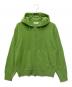 LUCKY LOOPS（ラッキー ループス）の古着「9G MERINO FULL ZIP HODDIE」｜グリーン