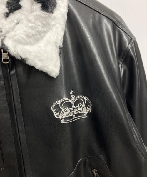 NEW ORDER（ニュー・オーダー）NEW ORDER (ニュー・オーダー) ジャケット ブラック×ホワイト サイズ:2の古着・服飾アイテム