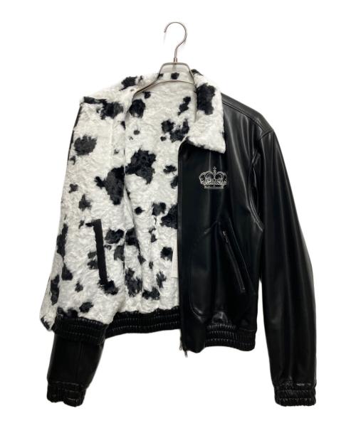 NEW ORDER（ニュー・オーダー）NEW ORDER (ニュー・オーダー) ジャケット ブラック×ホワイト サイズ:2の古着・服飾アイテム