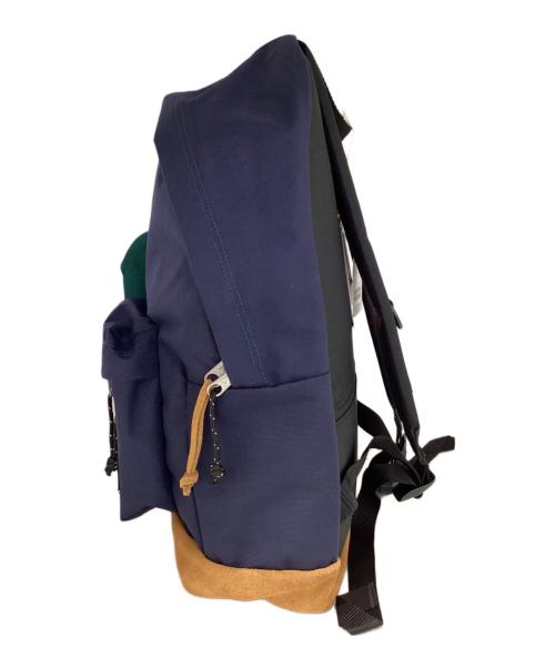 JANSPORT（ジャンスポーツ）JANSPORT (ジャンスポーツ) EASTPAK (イーストパック) BEAMS (ビームス) トリプルネームバックパック グリーン×ネイビーの古着・服飾アイテム