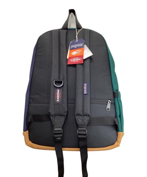 JANSPORT（ジャンスポーツ）JANSPORT (ジャンスポーツ) EASTPAK (イーストパック) BEAMS (ビームス) トリプルネームバックパック グリーン×ネイビーの古着・服飾アイテム