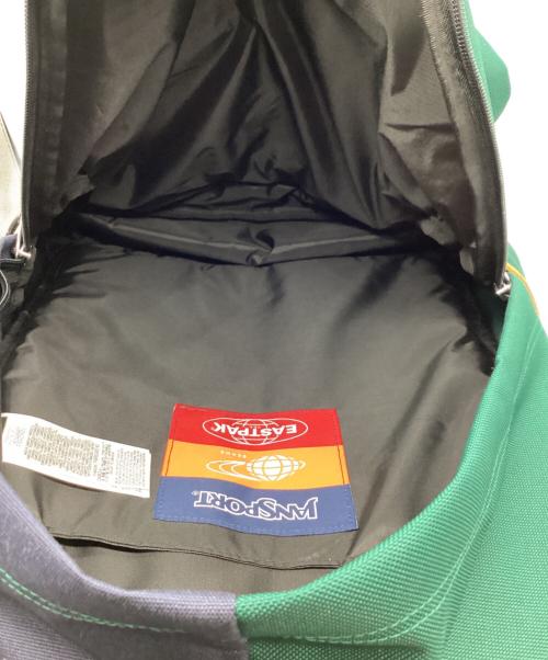 JANSPORT（ジャンスポーツ）JANSPORT (ジャンスポーツ) EASTPAK (イーストパック) BEAMS (ビームス) トリプルネームバックパック グリーン×ネイビーの古着・服飾アイテム