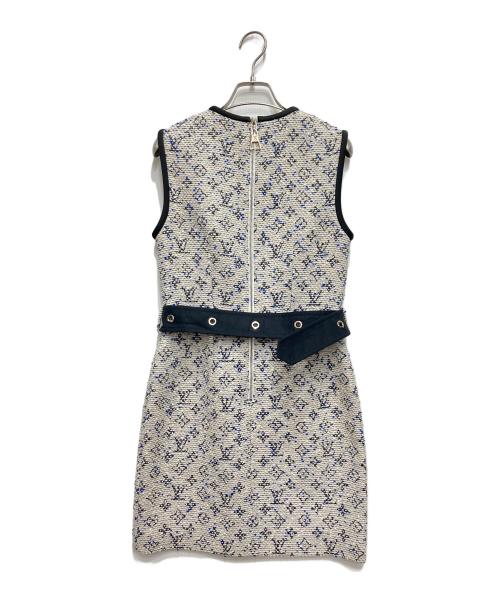 LOUIS VUITTON（ルイ ヴィトン）LOUIS VUITTON (ルイ ヴィトン) モノグラム ノースリーブワンピース ベージュ サイズ:36の古着・服飾アイテム