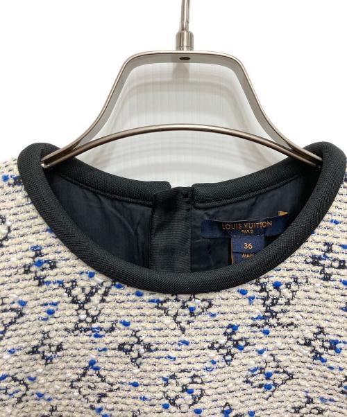 LOUIS VUITTON（ルイ ヴィトン）LOUIS VUITTON (ルイ ヴィトン) モノグラム ノースリーブワンピース ベージュ サイズ:36の古着・服飾アイテム