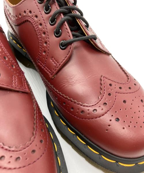 Dr.Martens（ドクターマーチン）Dr.Martens (ドクターマーチン) ブローグシューズ チェリーレッド サイズ:UK5の古着・服飾アイテム