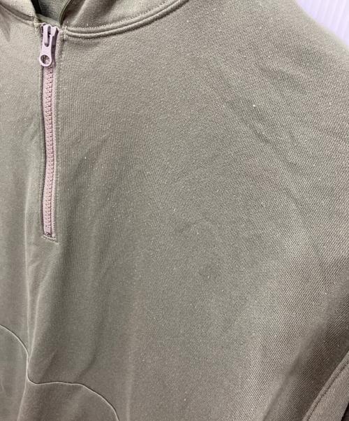 DAIWA PIER39（ダイワ ピア39）DAIWA PIER39 (ダイワ ピア39) TECH SWEAT HALF ZIP HOODIE（テックスウェットハーフジップフーディ） カーキ サイズ:Lの古着・服飾アイテム