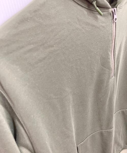 DAIWA PIER39（ダイワ ピア39）DAIWA PIER39 (ダイワ ピア39) TECH SWEAT HALF ZIP HOODIE（テックスウェットハーフジップフーディ） カーキ サイズ:Lの古着・服飾アイテム