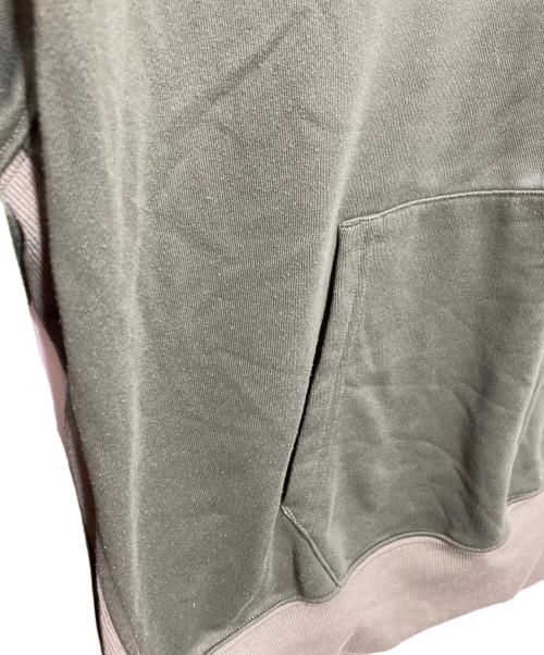 DAIWA PIER39（ダイワ ピア39）DAIWA PIER39 (ダイワ ピア39) TECH SWEAT HALF ZIP HOODIE（テックスウェットハーフジップフーディ） カーキ サイズ:Lの古着・服飾アイテム