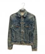 Denim & Supply Ralph Laurenデニム＆サプライ ラルフローレン）の古着「バッグ刺繍デニムジャケット」｜インディゴ