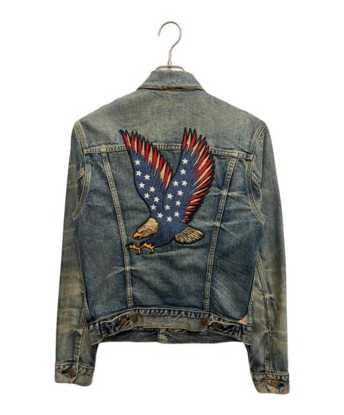 Denim & Supply Ralph Lauren（デニム＆サプライ ラルフローレン）Denim & Supply Ralph Lauren (デニム＆サプライ ラルフローレン) バッグ刺繍デニムジャケット インディゴ サイズ:XSの古着・服飾アイテム