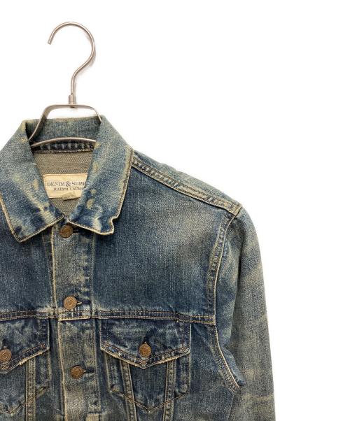 Denim & Supply Ralph Lauren（デニム＆サプライ ラルフローレン）Denim & Supply Ralph Lauren (デニム＆サプライ ラルフローレン) バッグ刺繍デニムジャケット インディゴ サイズ:XSの古着・服飾アイテム