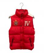 POLO RALPH LAURENポロ・ラルフローレン）の古着「ダウンベスト」｜レッド