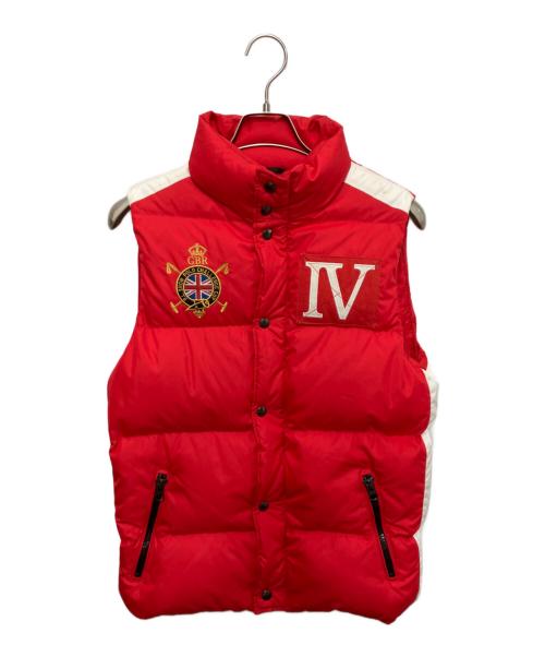 POLO RALPH LAUREN（ポロ・ラルフローレン）POLO RALPH LAUREN (ポロ・ラルフローレン) ダウンベスト レッド サイズ:Sの古着・服飾アイテム