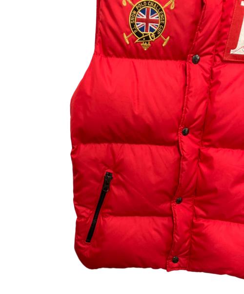 POLO RALPH LAUREN（ポロ・ラルフローレン）POLO RALPH LAUREN (ポロ・ラルフローレン) ダウンベスト レッド サイズ:Sの古着・服飾アイテム