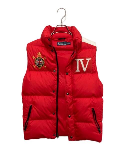 POLO RALPH LAUREN（ポロ・ラルフローレン）POLO RALPH LAUREN (ポロ・ラルフローレン) ダウンベスト レッド サイズ:Sの古着・服飾アイテム