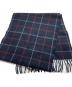 Burberry's (バーバリーズ) カシミヤチェックマフラー ネイビー：6000円
