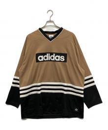 adidas（アディダス）の古着「ホッケージャージ」｜ベージュ