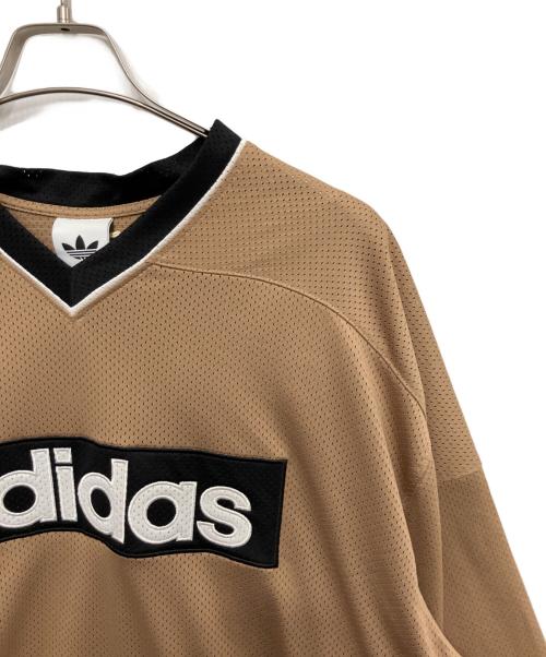 adidas（アディダス）adidas (アディダス) ホッケージャージ ベージュ サイズ:3XL 未使用品の古着・服飾アイテム