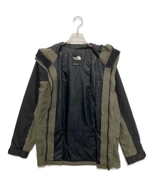 THE NORTH FACE（ザ ノース フェイス）THE NORTH FACE (ザ ノース フェイス) Mountain Light Jacket カーキ×ブラック サイズ:Mの古着・服飾アイテム