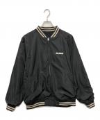 X-LARGEエクストララージ）の古着「REVERSIBLE BASEBALL JACKET（リバーシブルベースボールジャケット）」｜ブラック