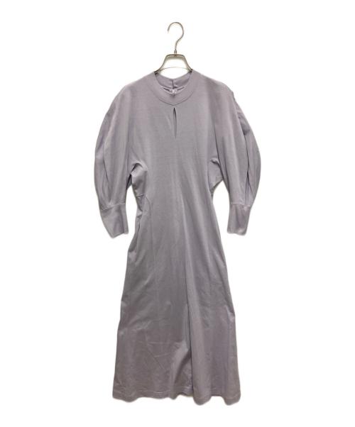Mame Kurogouchi（マメクロゴウチ）Mame Kurogouchi (マメクロゴウチ) Cotton Jersey Dress パープル サイズ:2の古着・服飾アイテム