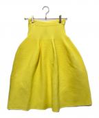 CFCLシーエフシーエル）の古着「POTTERY SKIRT（ポタリースカート）」｜イエロー