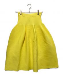 CFCL（シーエフシーエル）の古着「POTTERY SKIRT（ポタリースカート）」｜イエロー
