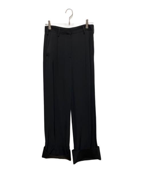 MM6 Maison Margiela（エムエムシックスメゾンマルジェラ）MM6 Maison Margiela (エムエムシックスメゾンマルジェラ) タックスラックス ブラック サイズ:42の古着・服飾アイテム