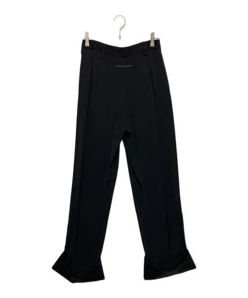 MM6 Maison Margiela（エムエムシックスメゾンマルジェラ）MM6 Maison Margiela (エムエムシックスメゾンマルジェラ) タックスラックス ブラック サイズ:42の古着・服飾アイテム