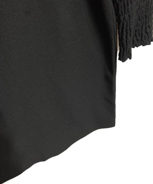 GANNI（ガニー）GANNI (ガニー) フリルワンピース ブラック サイズ:36の古着・服飾アイテム