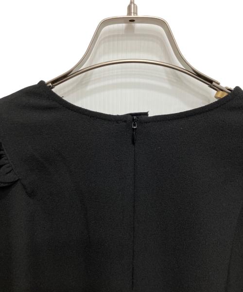 GANNI（ガニー）GANNI (ガニー) フリルワンピース ブラック サイズ:36の古着・服飾アイテム