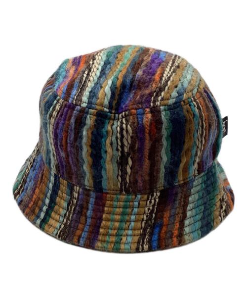 stussy（ステューシー）stussy (ステューシー) Mixed Yarn Stock Bucket Hat マルチカラーの古着・服飾アイテム