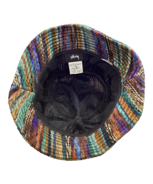 stussy（ステューシー）stussy (ステューシー) Mixed Yarn Stock Bucket Hat マルチカラーの古着・服飾アイテム