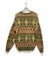 BEAMS (ビームス) Crew Fair Isle Pattern 3G グリーン サイズ:L：6000円