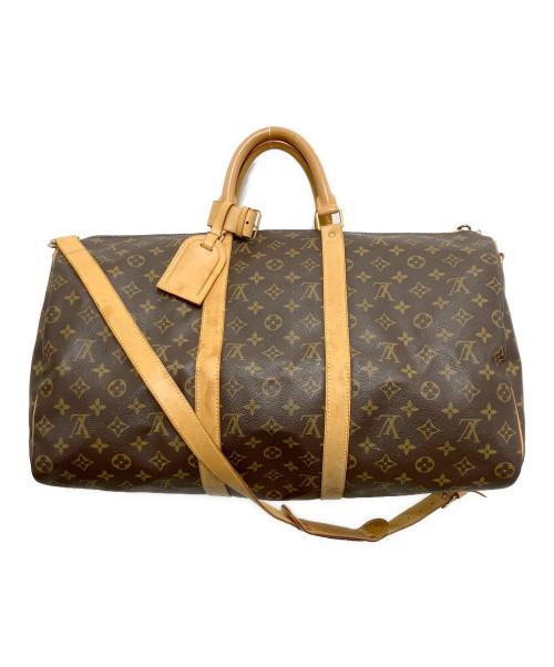 LOUIS VUITTON（ルイ ヴィトン）LOUIS VUITTON (ルイ ヴィトン) キーポル・バンドリエール 50トラベルバッグ ブラウンの古着・服飾アイテム