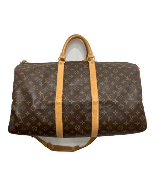 LOUIS VUITTON（ルイ ヴィトン）LOUIS VUITTON (ルイ ヴィトン) キーポル・バンドリエール 50トラベルバッグ ブラウンの古着・服飾アイテム