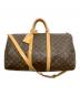 LOUIS VUITTON（ルイ ヴィトン）の古着「キーポル・バンドリエール 50トラベルバッグ」｜ブラウン