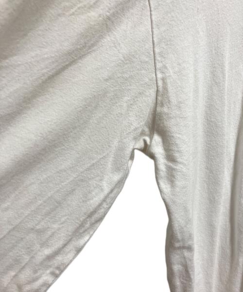 PLAY COMME des GARCONS（プレイコムデギャルソン）PLAY COMME des GARCONS (プレイコムデギャルソン) ハートワッペン長袖カットソー ホワイト サイズ:Mの古着・服飾アイテム